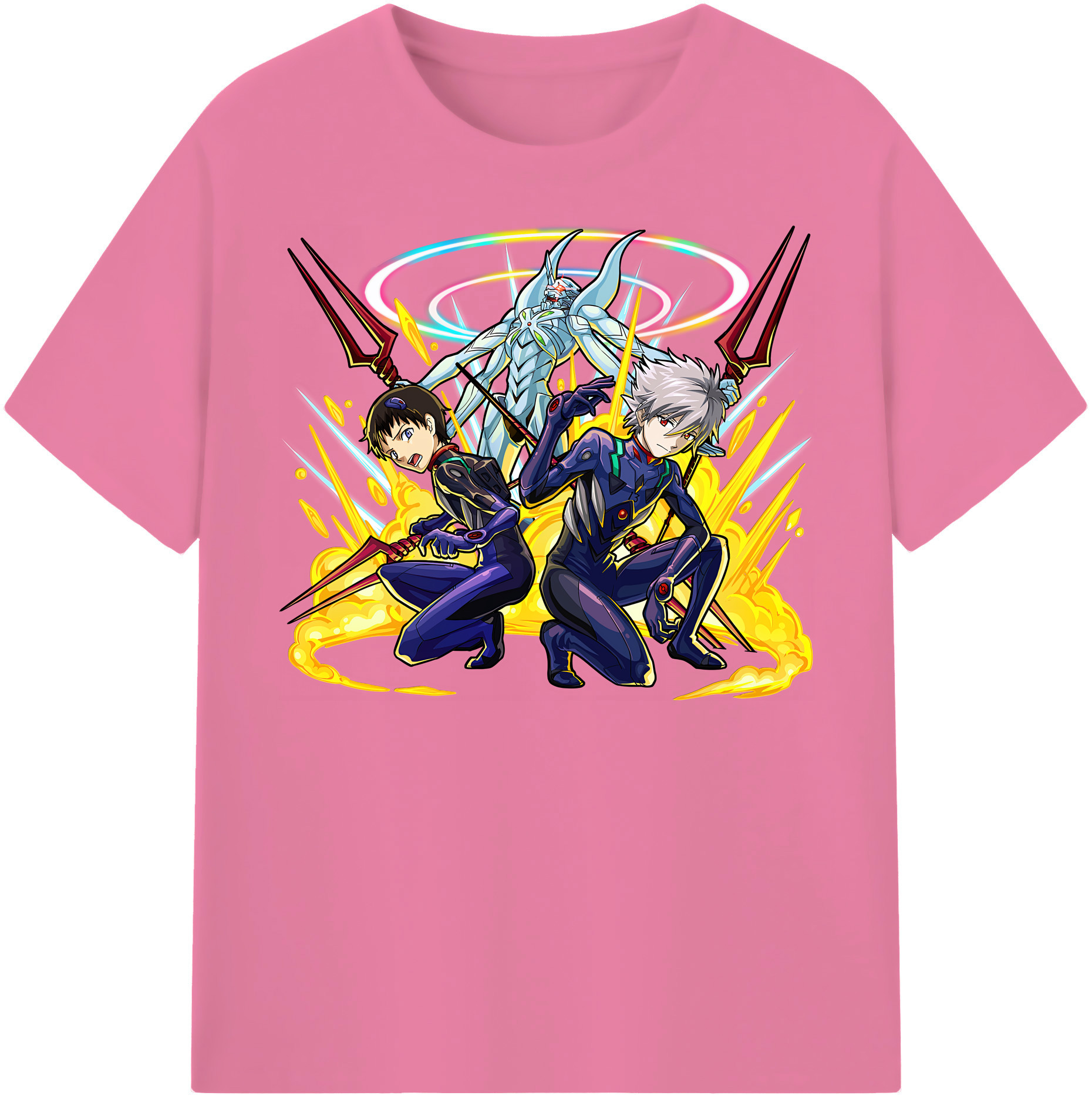 （画像用） EVA 新世紀エヴァンゲリオン 綿100％半袖Tシャツ（フロントプリント）